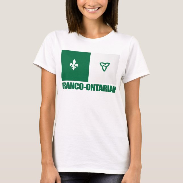 Franco-Ontarian Flag T-Shirt (Front)