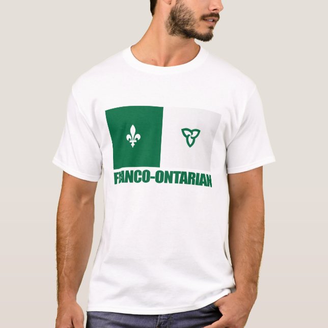 Franco-Ontarian Flag T-Shirt (Front)