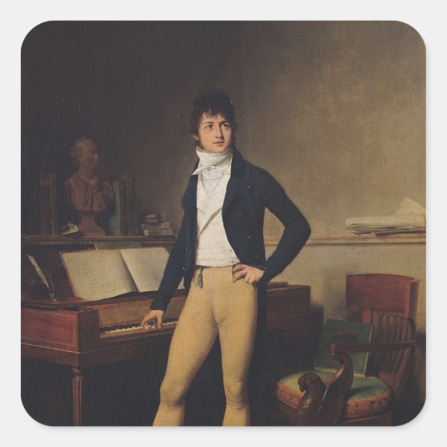 Francois Adrien Boieldieu  1800 Square Sticker (Front)