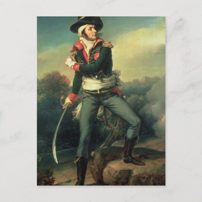 Francois Athanese Charette de Contrie  1819 Postcard (Front)