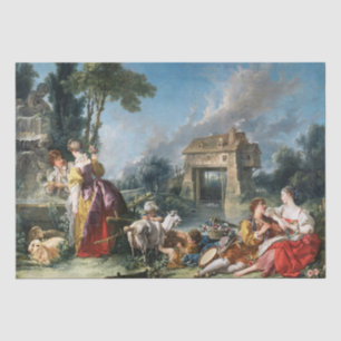 Francois Boucher   The Fountain of Love (1748) Tissue Paper