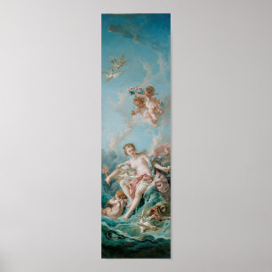 François Boucher – Venus on the Waves 1769 Poster