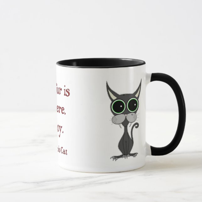 Francois Cat Mug (Right)