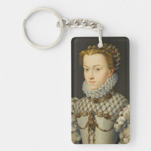 Francois Clouet - Elisabeth of Austria Keychain