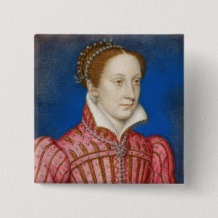 Francois Clouet - Mary, Queen of Scots 2 Inch Square Button