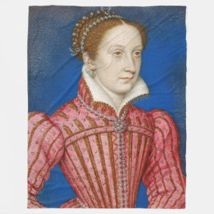 Francois Clouet - Mary, Queen of Scots Fleece Blanket