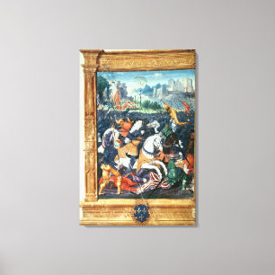 Francois I at the Battle of Marignano Canvas Print