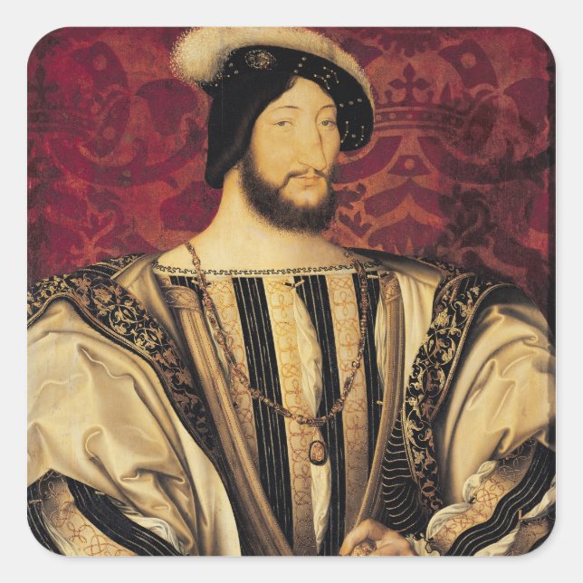 Francois I Square Sticker (Front)