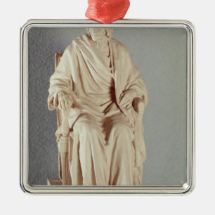Francois Marie Arouet Voltaire  1778 Metal Ornament