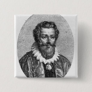 Francois Viete 2 Inch Square Button