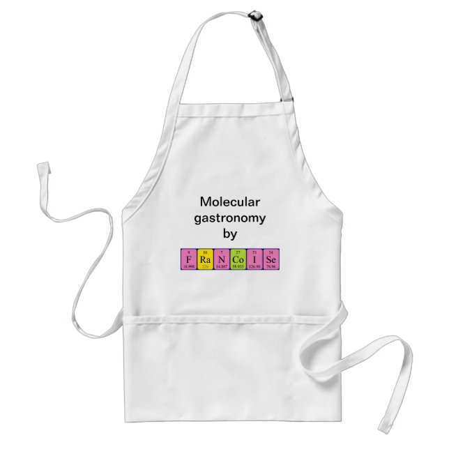 Francoise periodic table name apron (Front)