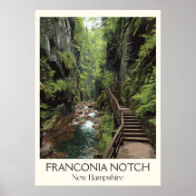 Franconia Notch New Hampshire Gorge