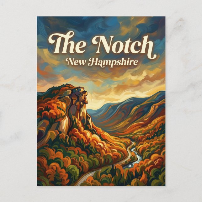 Franconia Notch New Hampshire Postcard (Front)