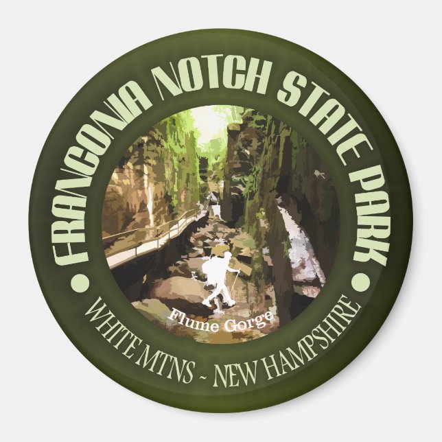 Franconia Notch SP Magnet (Front)