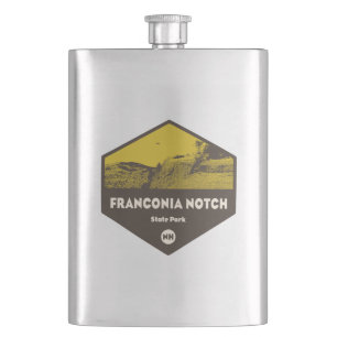 Franconia Notch State Park New Hampshire Hip Flask