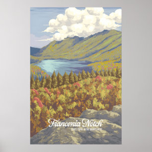 Franconia Notch State Park Travel Poster