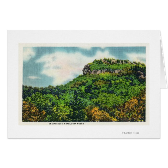 Franconia Notch State Park View of Indian Head (Front Horizontal)