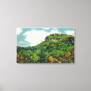 Franconia Notch State Park View of Indian Head Canvas Print