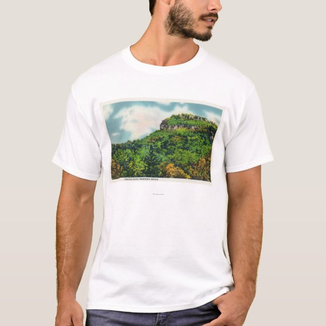 Franconia Notch State Park View of Indian Head T-Shirt (Front)