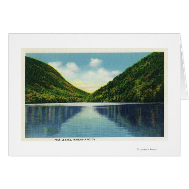 Franconia Notch State Park View of Profile Lake (Front Horizontal)