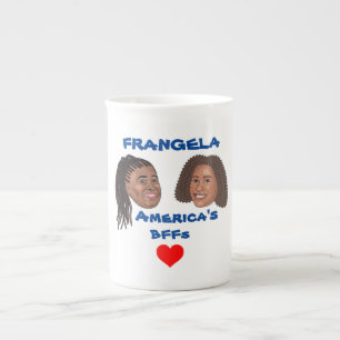 Frangela Cartoon Heads Mug