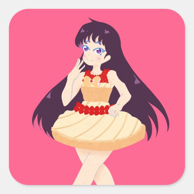 Frangi Mars Square Sticker (Front)