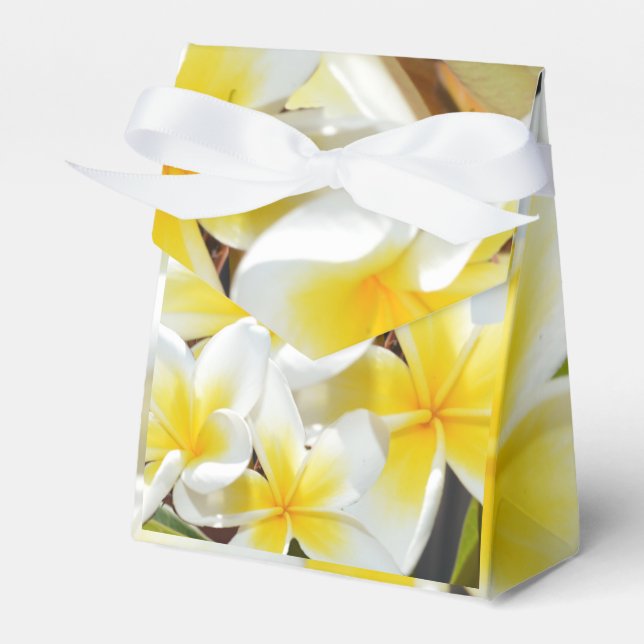 Frangipani Bouquet, Favor Box (Front Side)