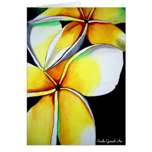 Frangipani flower art
