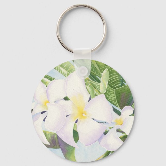 Frangipani Keychain (Front)