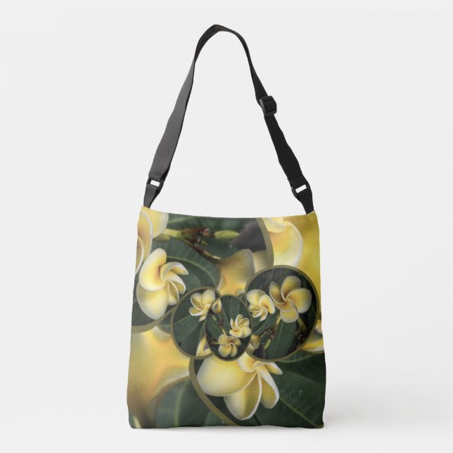 Frangipani Tropical Conception Sur Sac fourre-tout (Dos)