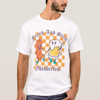 Frank And Stein Funny Oktoberfest German Beer T-Shirt