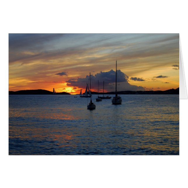 Frank Bay Sunset, St. John, U.S. Virgin Islands (Front Horizontal)