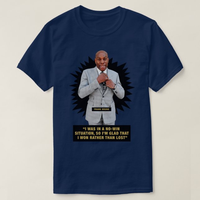 Frank Bruno T-Shirt (Design Front)