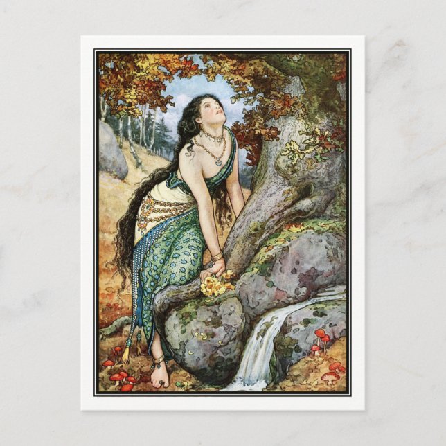 Frank C. Papé Pape - Ilya Meets Svyatogor Postcard (Front)