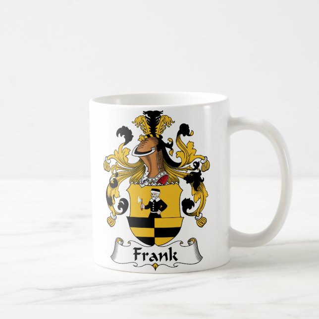Frank Family Crest Coffee Mug (Right)