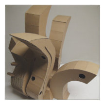 Frank Gehry-Inspired Cardboard Sculpture