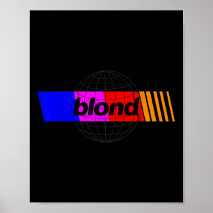 Frank Rapper Blonde R&amp;b Album Ocean Globe Worl Poster