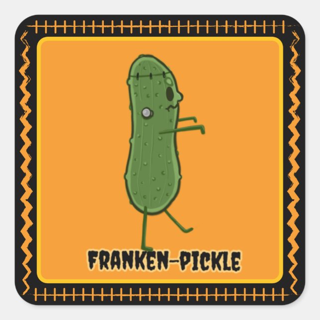Franken-Pickle Sticker (Front)