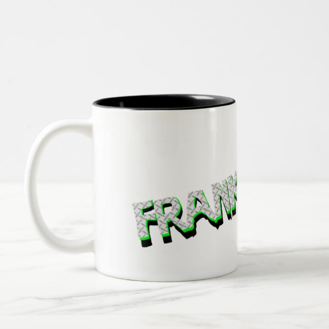 Frankenbent design coffee mug! Two-Tone coffee mug (Left)