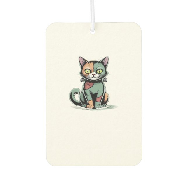 FrankenCat Oversized T-Shirt Air Freshener (Front)