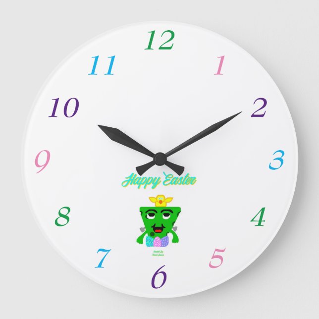 FrankenCheese Easter Acrylic Wall Clock (Front)