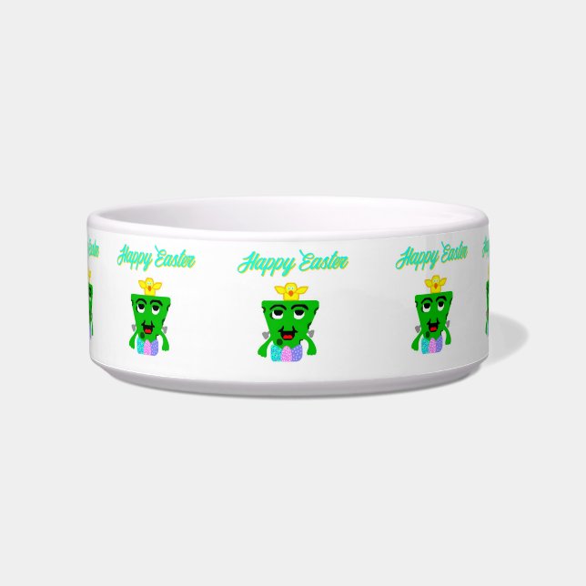 FrankenCheese Easter Pet Bowl (Front)