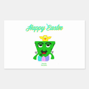 FrankenCheese Easter Rectangle Sticker