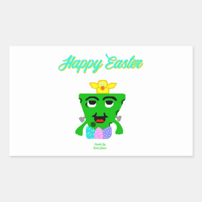 FrankenCheese Easter Rectangle Sticker (Front)