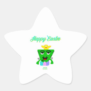 FrankenCheese Easter Star Sticker
