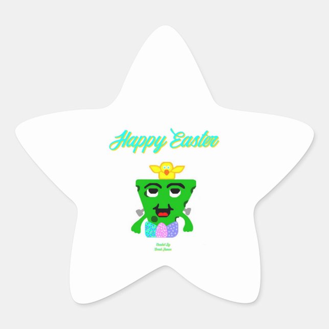 FrankenCheese Easter Star Sticker (Front)