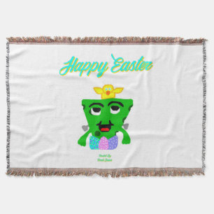 FrankenCheese Easter Throw Blanket