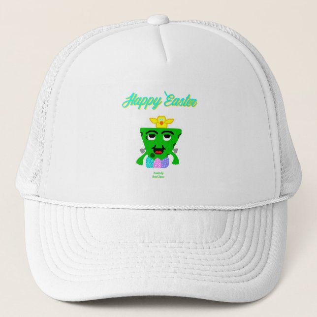 FrankenCheese Easter Trucker Hat (Front)