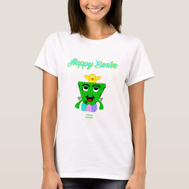 FrankenCheese Easter Women's White Basic T Shirt (Front)