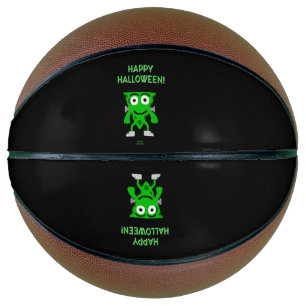 FrankenCheese Halloween Greetings Basketball